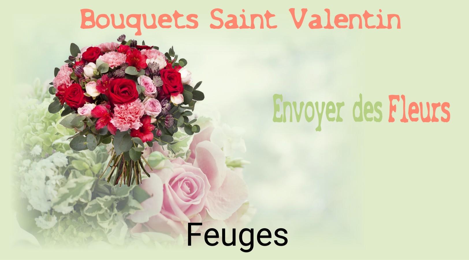 Roses de Saint-Valentin livrées à Feuges